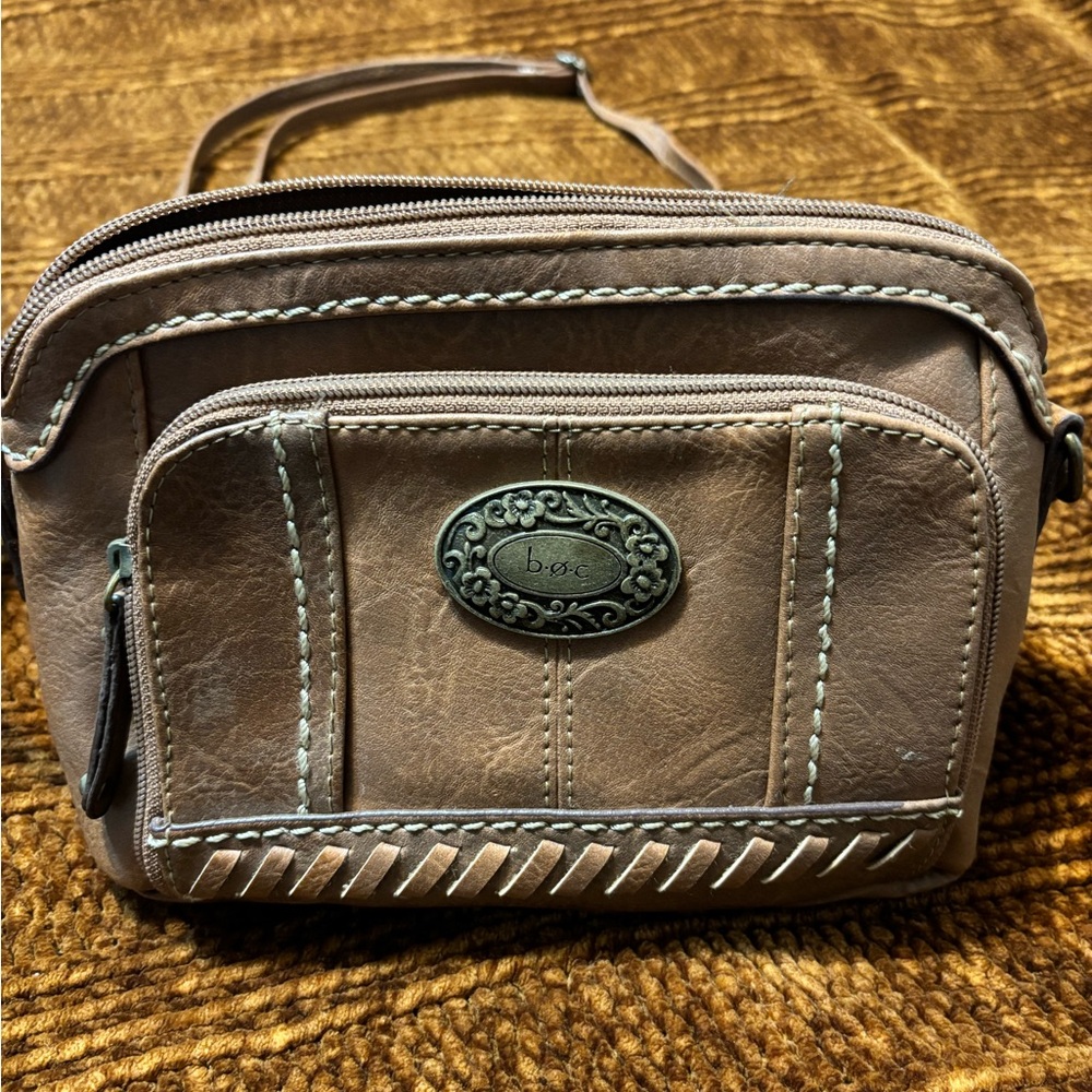 b.o.c. Brown Leather Bag